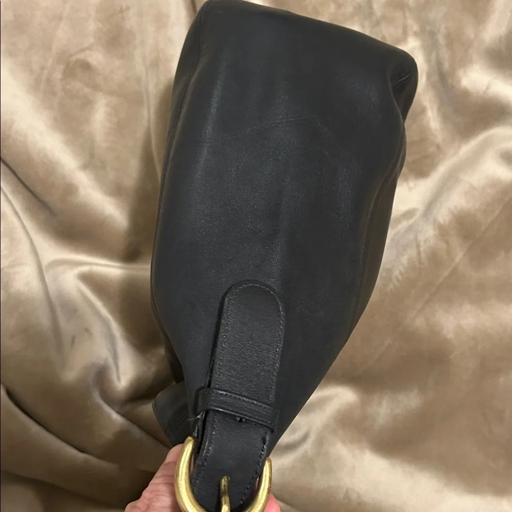 Coach Monterey Hobo Black Leather Vintage Bucket Bag- Excellent! - Picture 5 of 12